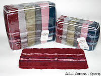 Набор полотенец для лица Sikel Cotton Sports 50x90 см махровые банные 6шт арт.ts-6001448
