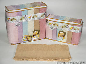 Набір рушників для тіла Cestepe MicroCotton Deluxe 70x140 см махрові лазеві Stella Sacakli 6 шт., фото 2