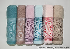 Набір рушників для тіла Cestepe Vip Cotton 70x140 см махрові лазеві Jacquard Essen 6 шт., фото 2