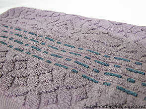 Набір рушників для тіла Cestepe Vip Cotton 70x140 см махрові лазеві Jacquard Sirat 6 шт., фото 3