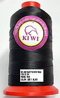 Нитка №10 Черная капроновая повышенной прочности 750м Kiwi