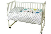 Комплект постільної білизни в ліжечко Руно Саt дитячий сатин арт.932.137Саt