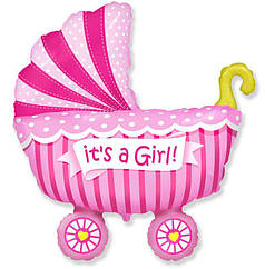 Міні-фігура 002 FLEXMETAL-ФМ Візочок It's a girl рожева