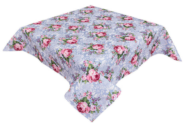 Скатертина LiMaSo Квіти класика гобеленова 137*300см арт.EDEN386GR-300.137х300, фото 2