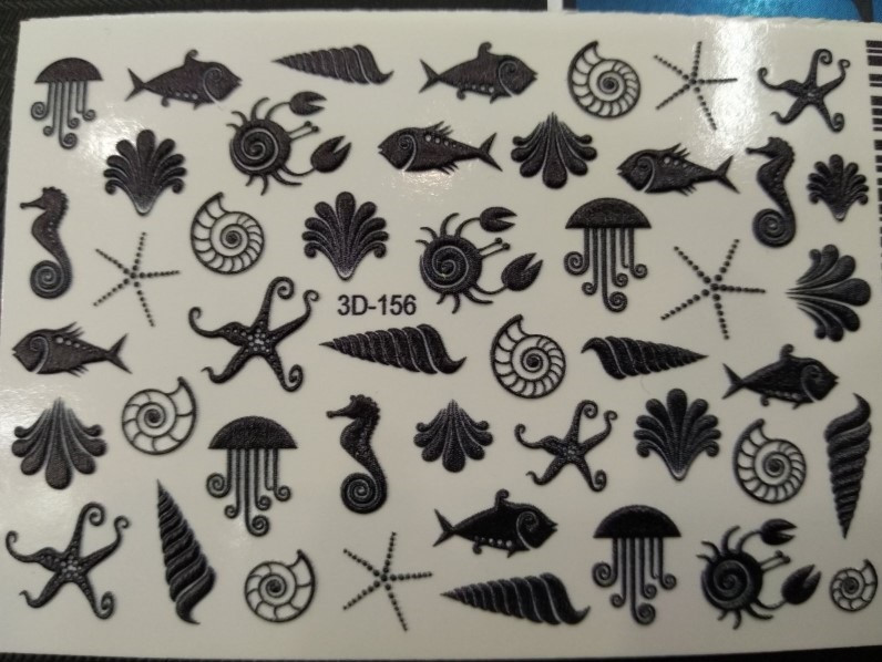 Слайдер 3D для дизайну на нігтях 156 78 BK