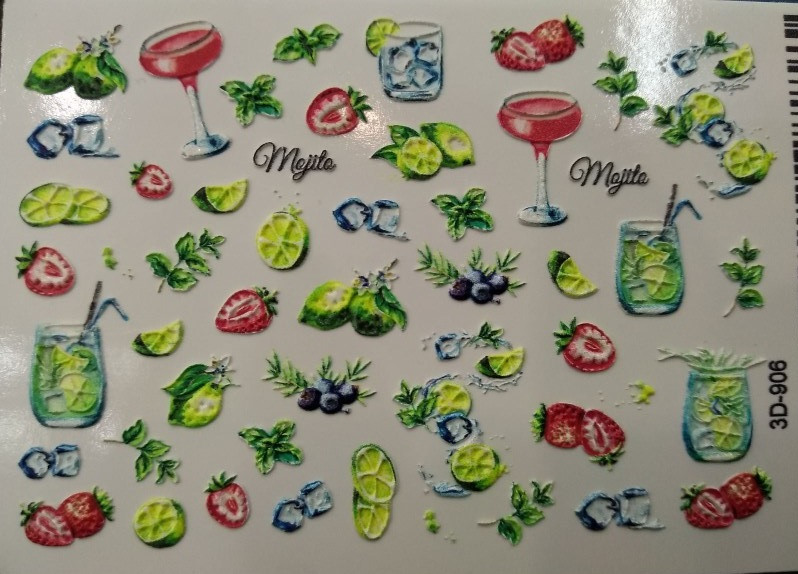 Слайдер 3D для дизайну на нігтях 906 78 05