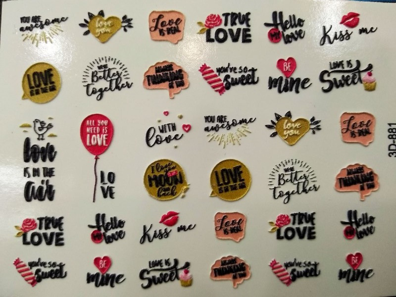 Слайдер 3D для дизайну на нігтях 881 78 05