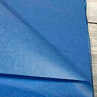Бумага тишью в листах 50х75 см, синяя (Китай)