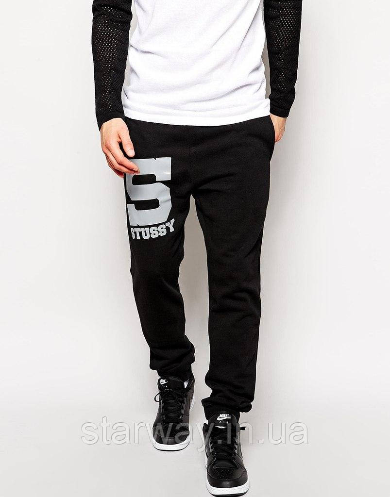 Спортивні чорні штани stussy