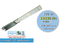 Уличный консольный LED светильник 50W, 12430 Lm, IP65 (аналог лампы накала 1500W)