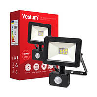 LED прожектор 20W з датчиком руху Vestum