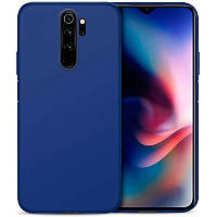 Силиконовый чехол SMTT Soft Xiaomi Redmi Note 8 blue