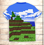 Футболка 3D Minecraft Worlds ВСІ Розміри, фото 2