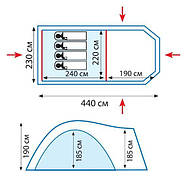 Кемпінговий намет Tramp Anaconda 4 (V2), фото 3