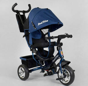 Триколісний велосипед Best Trike 6588 — 17-636 СИНІЙ сталева рама, колеса піна