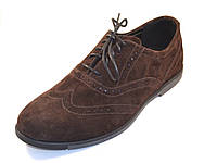 Коричневые мужские туфли замша обувь комфорт на каждый день Rosso Avangard Persona Brown Vel 40, 27