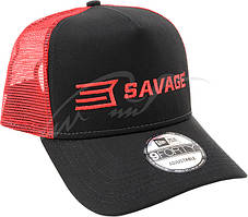 Кепка Savage Trucker hat W/RED Savage logo ц:червоний/чорний