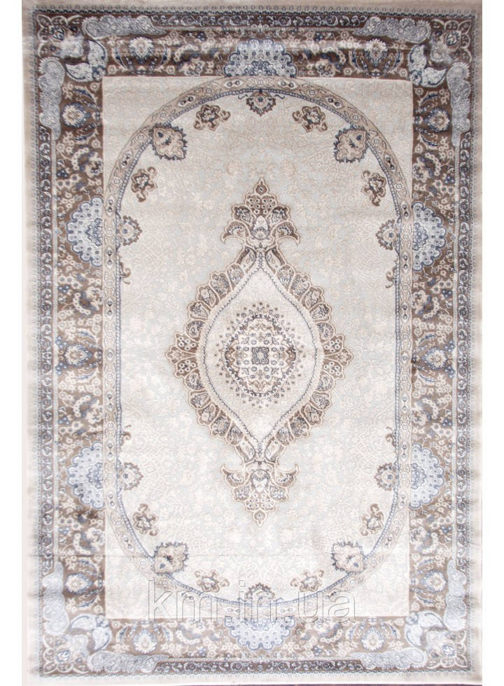 СУЧАСНИЙ КОВЕР ALLUR 15602 БІЖОВИЙ СИНИМ