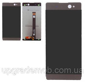 Дисплей модуль тачскрин Sony F3211 Xperia XA Ultra / F3212 / F3213 / F3215 / F3216 сірий Graphite Black