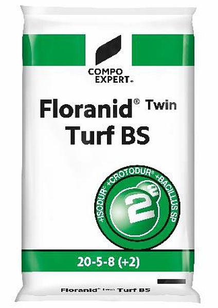 Добриво професійне для газону Compo Expert Froranid Twin Turf BS 2-3 місяці npk 20-5-8 (+2) 25 кг