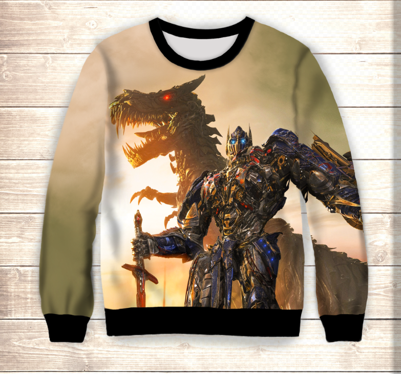 Світшот Transformers Sunrise Трансформеры Оптимус прайм