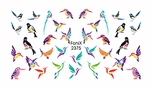 Слайдер-дизайн — FoniX 2375 — Птахи, Акварель