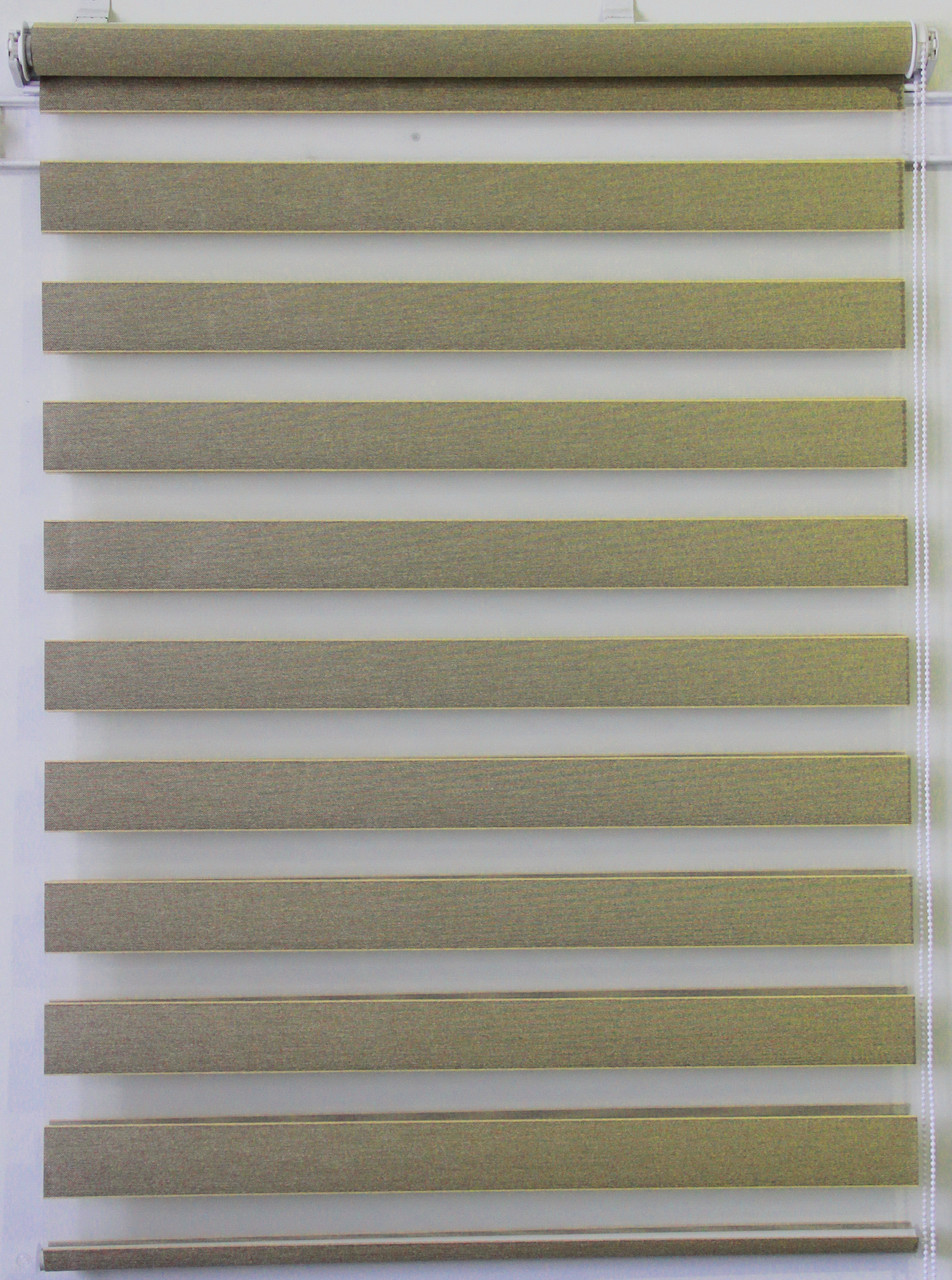 Рулонна штора День-ніч Блекаут ВН-113-4 Зелений