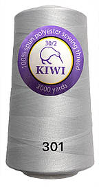 Армована нитка Біла 30/2 3000ярдов Kiwi