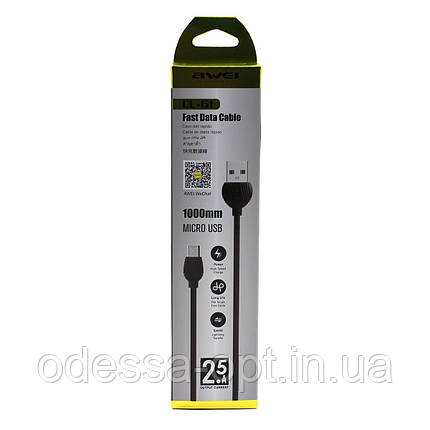Шнур USB CABLE AWEI CL 61 MICRO, фото 3