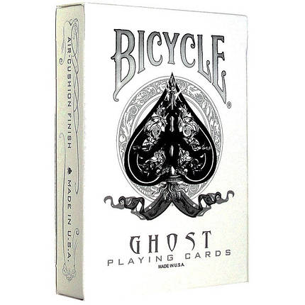 Покерні карти Bicycle Ghost White, фото 2