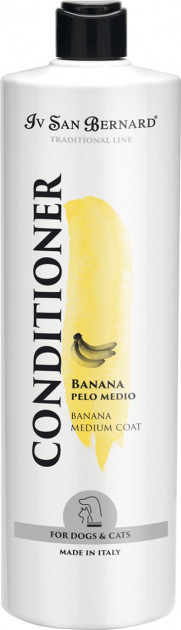 Кондиціонер для середньої шерсті Банан Iv San Bernard TRADITIONAL Banana Conditioner 1 л, фото 1