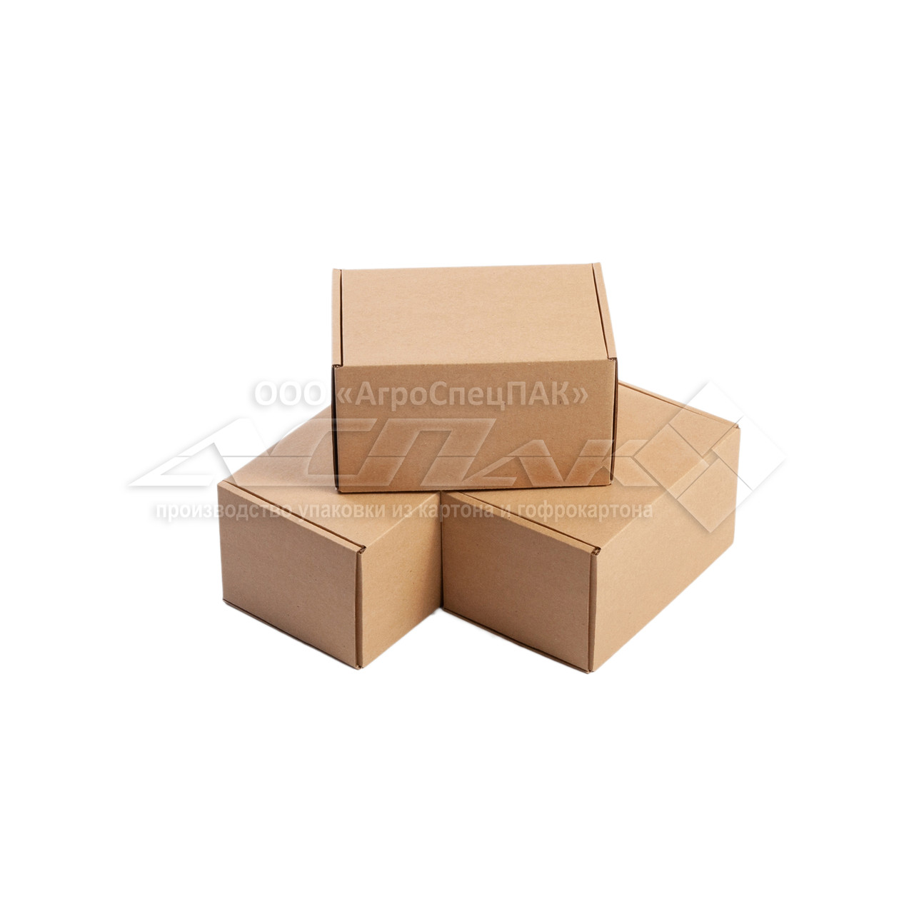 Коробки картонные 155*110*90 бурые, картонные коробки, упаковочные ...