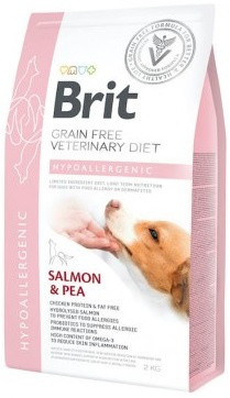 Brit VD Hypoallergenic Лікувальний корм Брит для собак при алергії 12 кг
