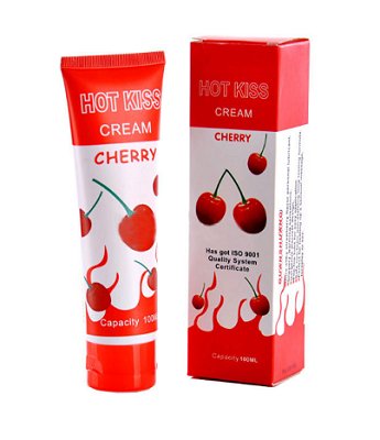 Оральний лубрикант Hot Kiss з ароматом Вишні 100 ml оригінал 6949116700128