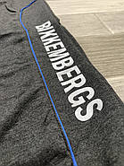Штани спортивні чоловічі бавовна з манжетом Dirk Bikkembergs, розміри 46-54, темно-сірі, СМ 0130/03, фото 3