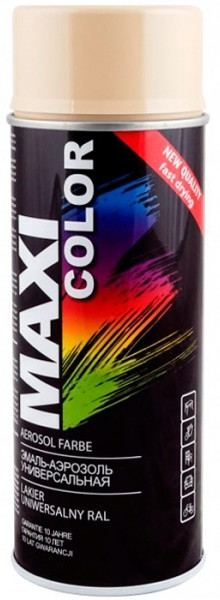 Краска MAXI COLOR Ral 1001 бежевая MX1001 400 мл - фото 1 - id-p1140286436