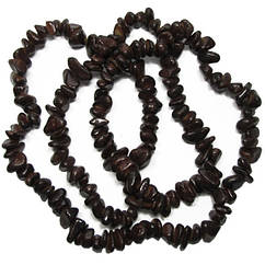 Намистини Відколи Каменю Великі Темно Коричневі, Розмір від 6 до 12 мм, Рукоділля, Фурнітура для Біжутерії