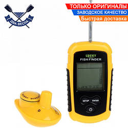 Ехолот Lucky FFW1108-1 Fish Finder бездротовий рибальський ехолот для зимової та літньої риболовлі показує структуру дна