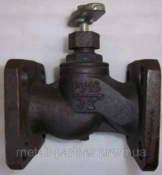Купить Вентиль чугунный фланцевый 15кч34п Ду 40 Ру 16, цена 490 грн ...