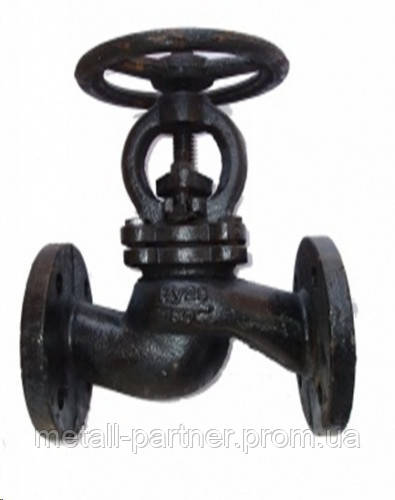 Купить Вентиль чугунный фланцевый 15кч16п Ду 65 Ру 25, цена 240 грн ...