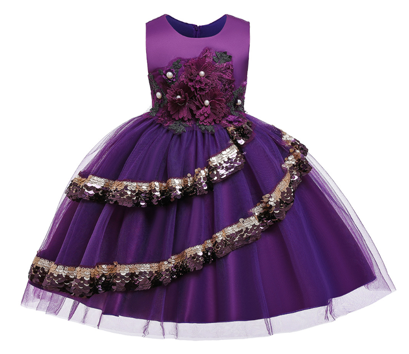 Ошатне бальне плаття. фіолетове на дівчинку  Elegant ball gown. purple on a girl2021