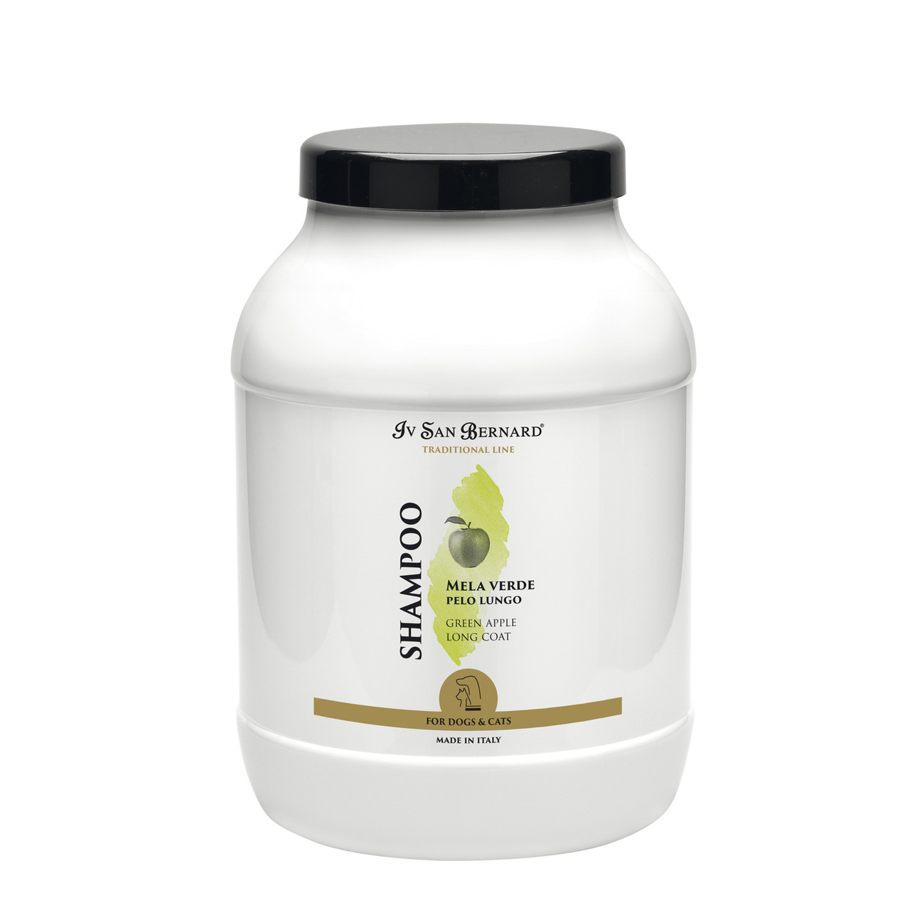 Шампунь для довгої шерсті Зелене Яблуко Iv San Bernard TRADITIONAL Green Apple 3 л, фото 1