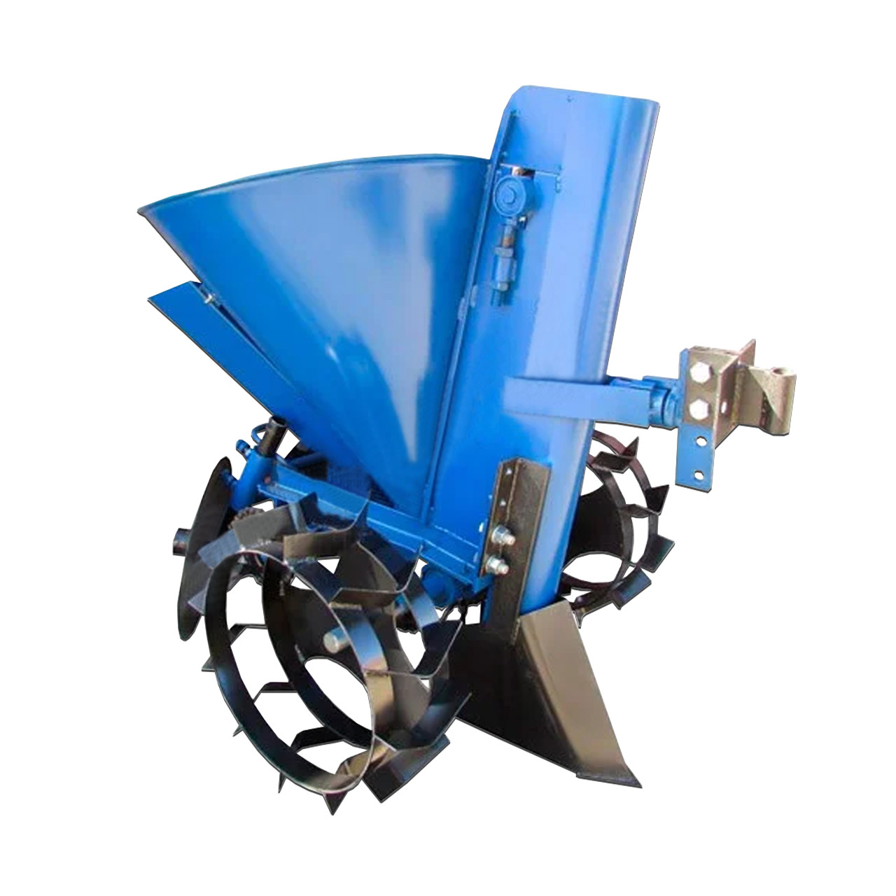 Саджалка картоплі для мотоблока (з баком для добрива)