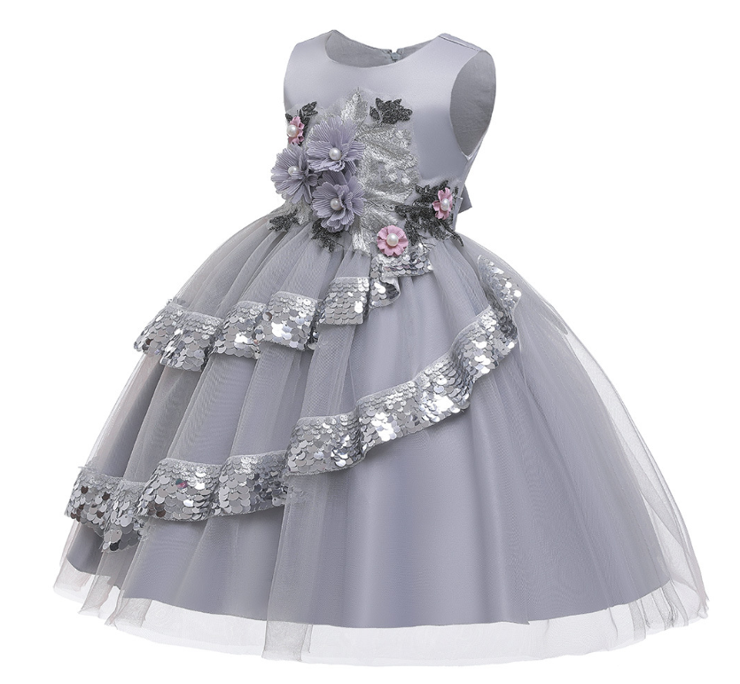 Дуже стильне  не звичайне Нарядное платье колір сереброVery stylish Not ordinary Elegant dress color silver2021