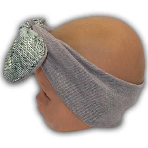 Детская повязка для девочки с бантом