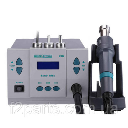 Станція паяльна термоповітряна QUICK 861DW ESD (турбіна, 120 л/хв)