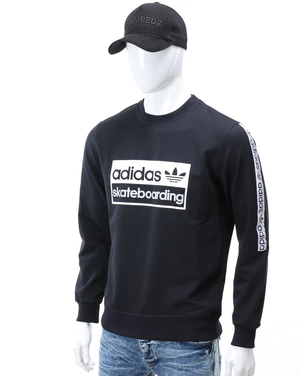 Світшот чоловічий т синій ADIDAS "skateboarding", стрічка DBLU M (Р) 19-105-002-002