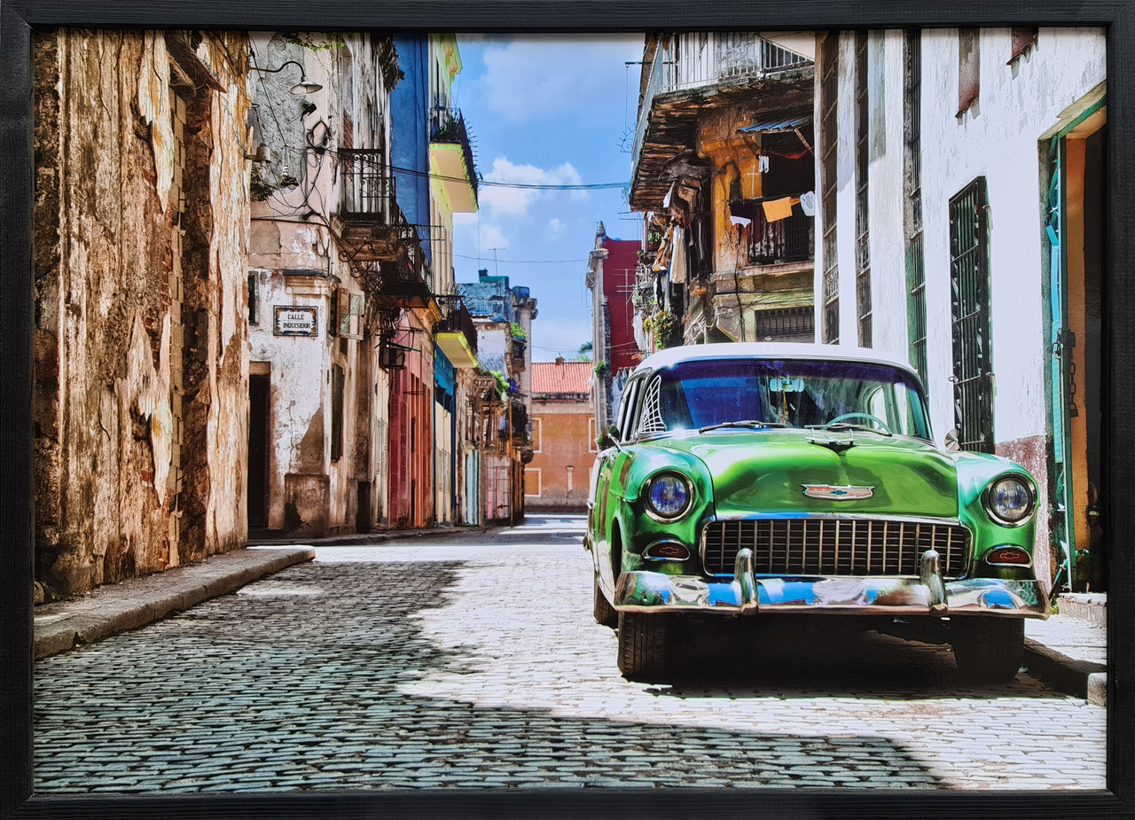 Фотокартина у дерев'яній рамі "Street 1", 50х70 см, POS-5070-259