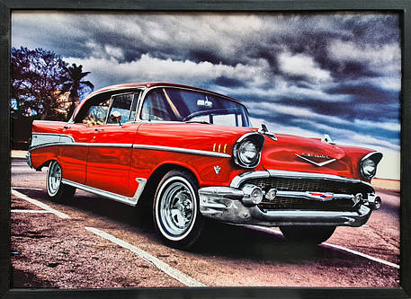 Фотокартина в дерев'яній рамі Car 15 50х70 см POS-5070-258, фото 1