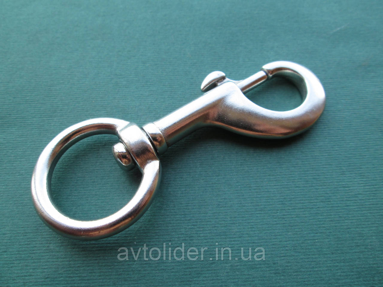 Карабін для строп з кільцем, нержавіюча сталь А4 (AISI 316), фото 1